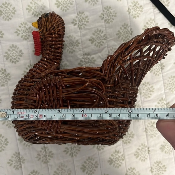 Wicker Turkey friend 🦃. Cute basket - Picture 9 of 9